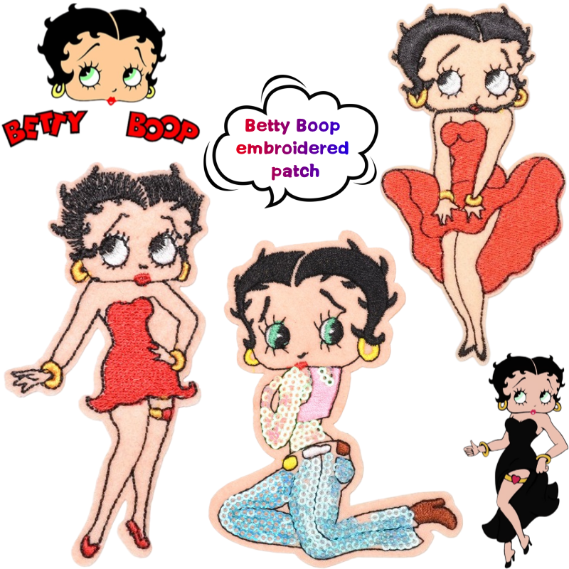 Women And Men Fashion - Betty Boop Patch High Color Value