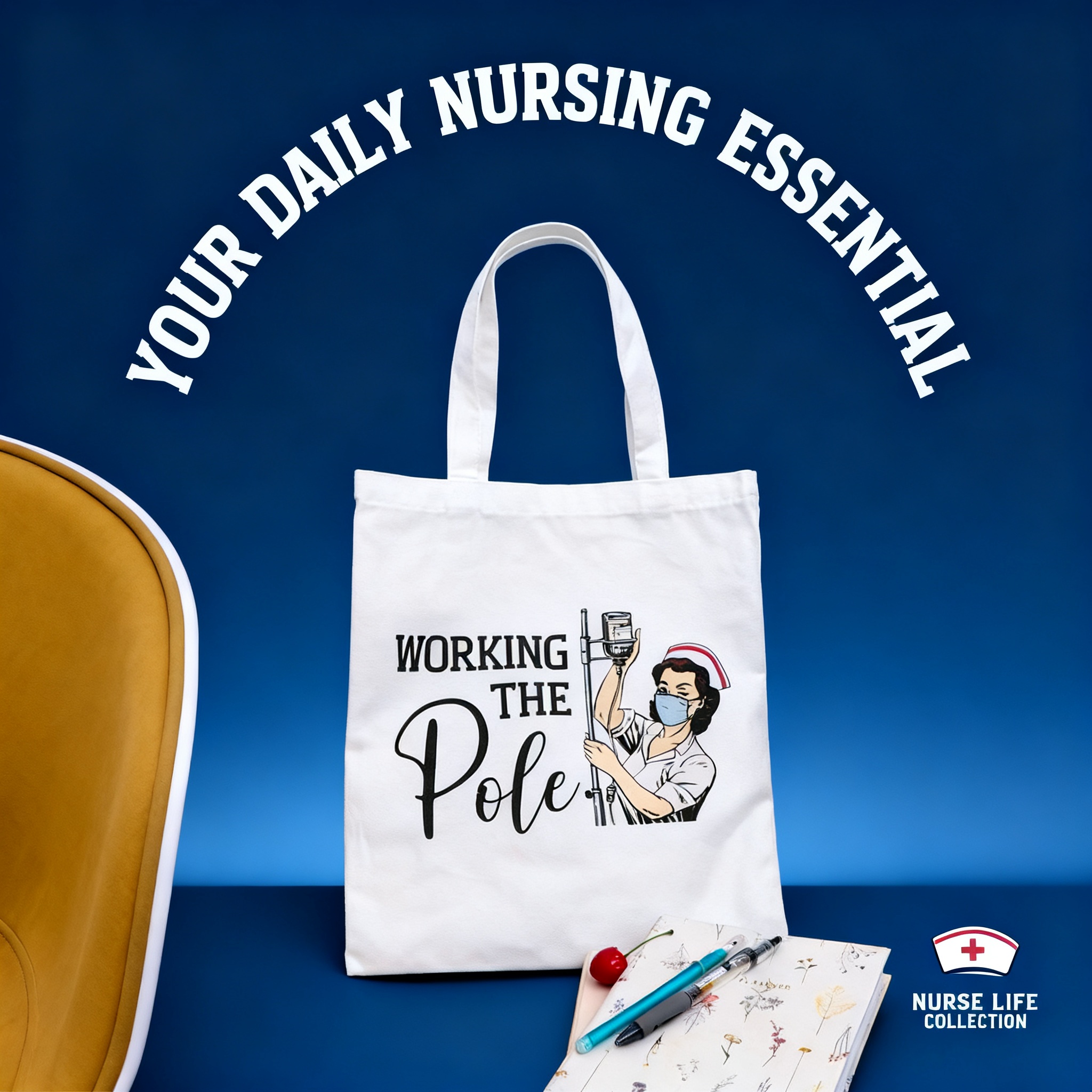 Canvas Tote Bag - Nurse Canvas Tote Bag Women's Casual