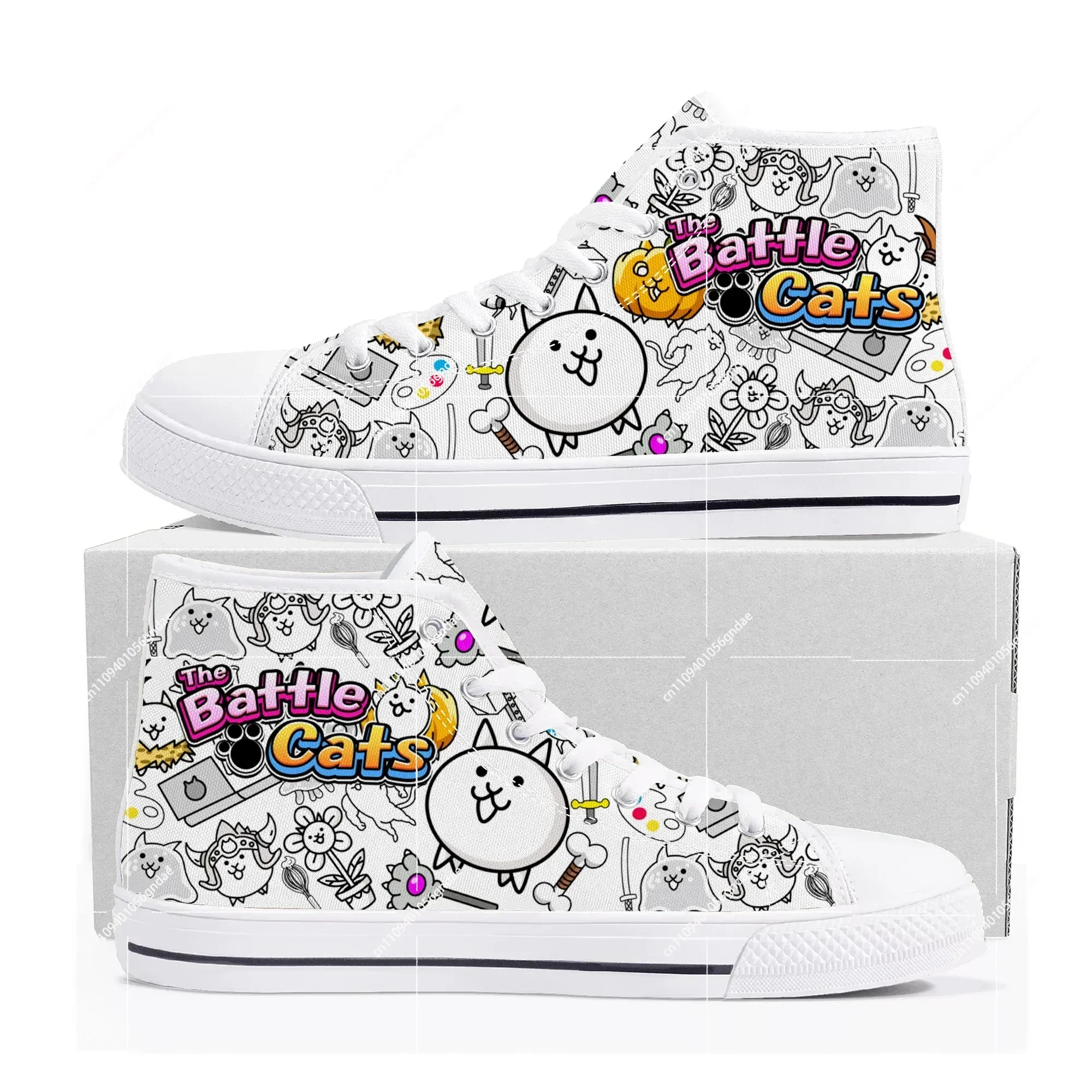 Women'S Fashion Business Casual - The Battle Cats High Top Sneakers