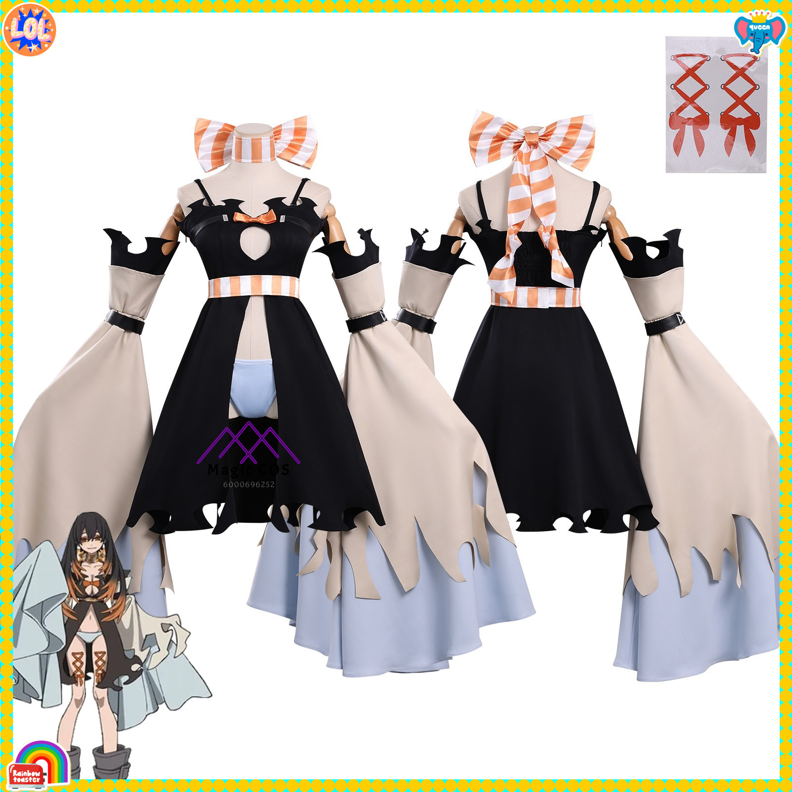 Women'S Fashion Korea - Fashion Gachiakuta Cosplay Costume Anime Amo