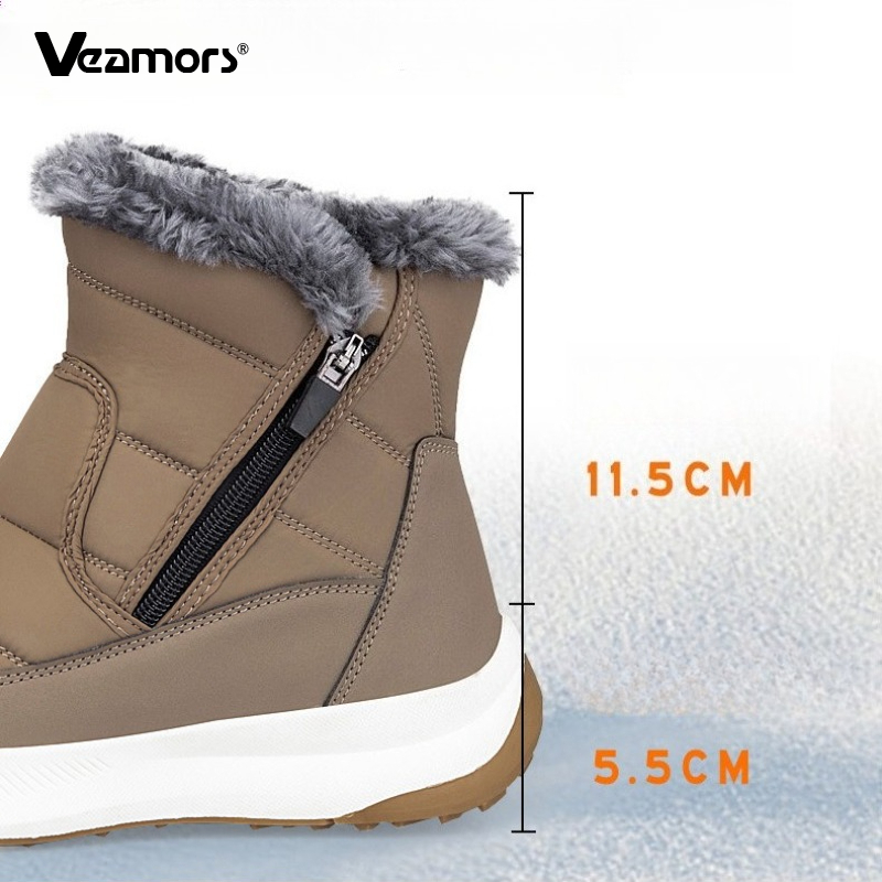 Fashion Women Snow Boots High- – Women'S Fashion Hiking Boots recenzja i cena