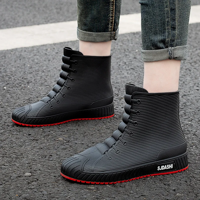 Couple Rain Boots Fashion Rubb – Women'S Fashion Gumboots recenzja i cena
