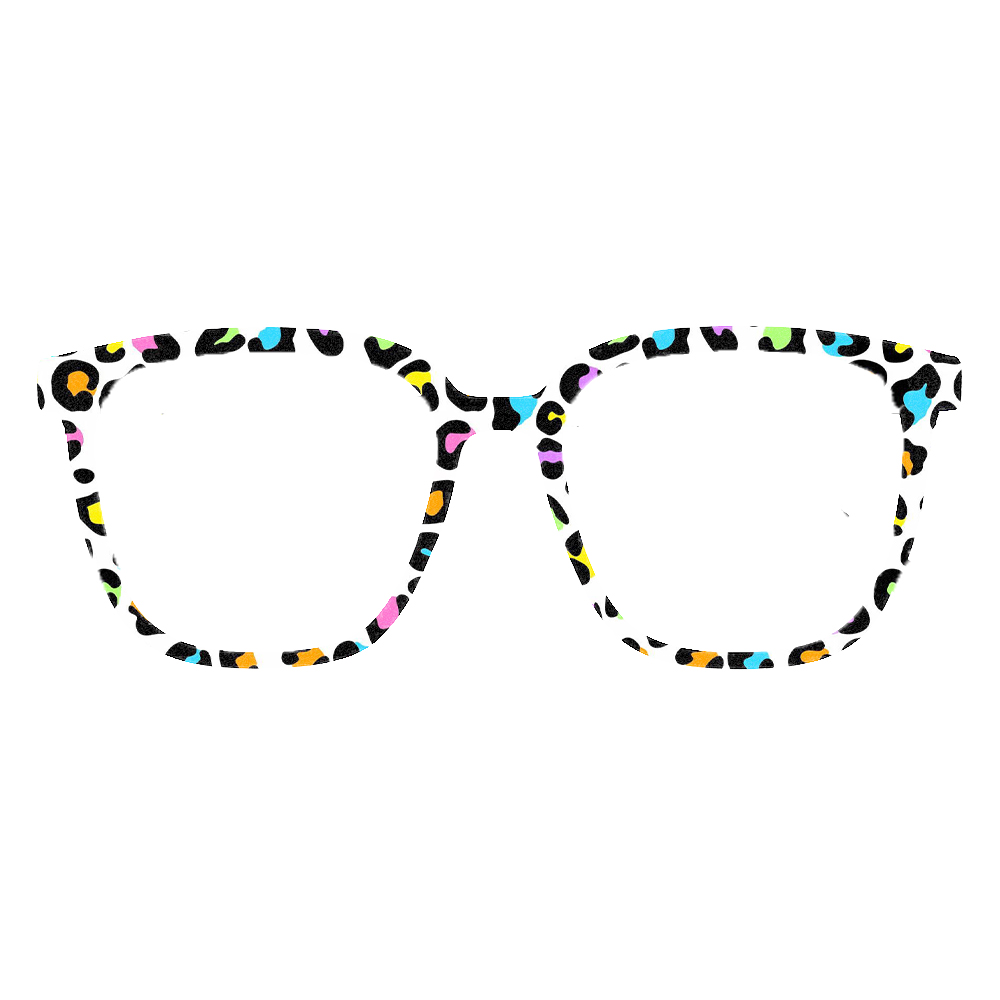 Trendy Rainbow Leopard Print S – Women'S Fashion Eyewear recenzja i cena