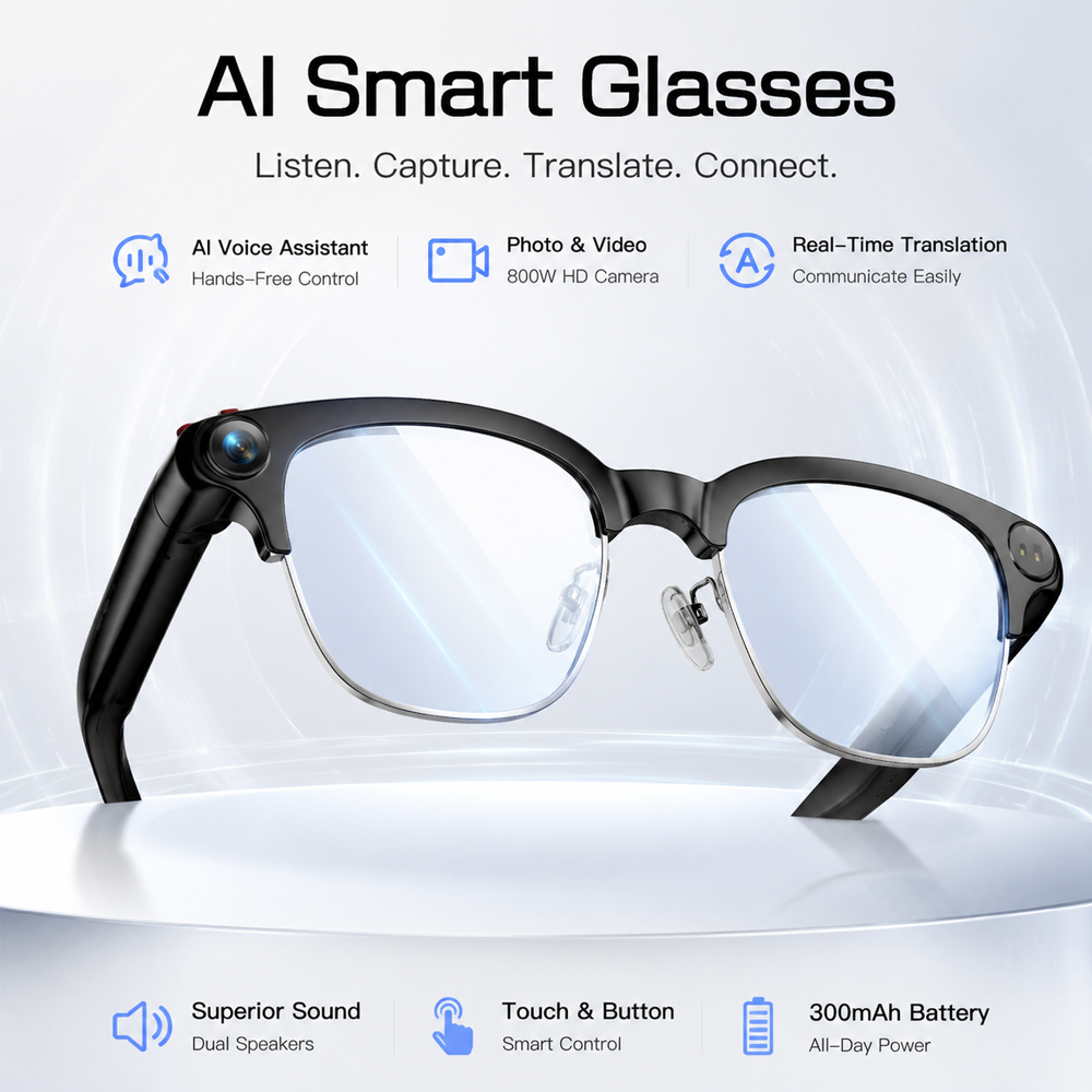 Fashion Smart Glasses HD Video – Women Fashion Video recenzja i cena