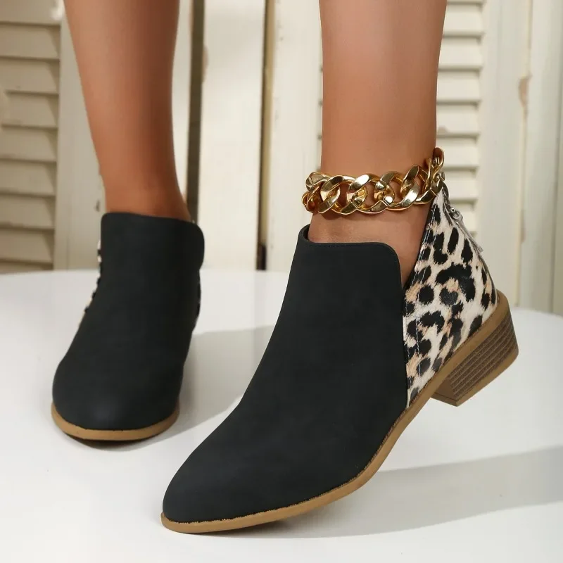 New Fashion Patchwork Leopard  – Women'S Fashion Ugg Boots recenzja i cena