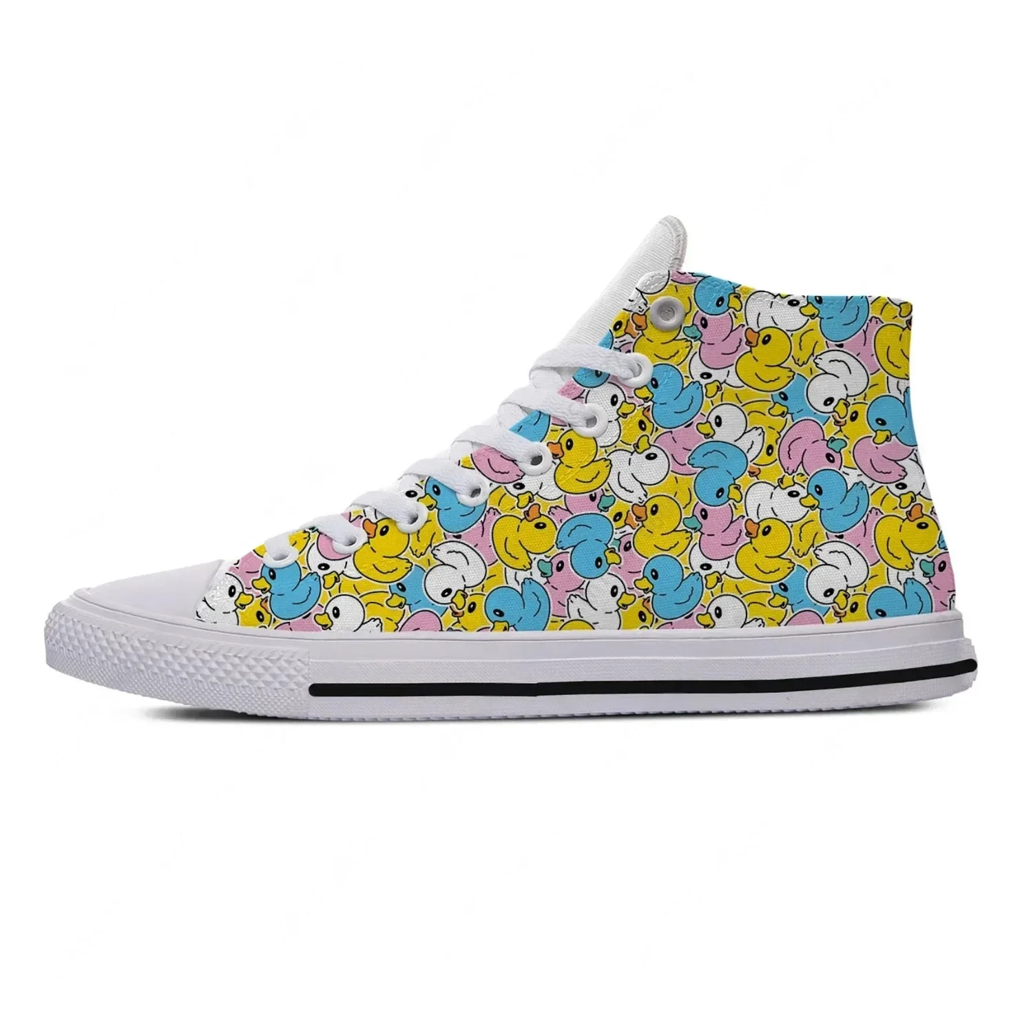 Cartoon Duck High Top Sneakers – Women'S Fashion Business Casual recenzja i cena