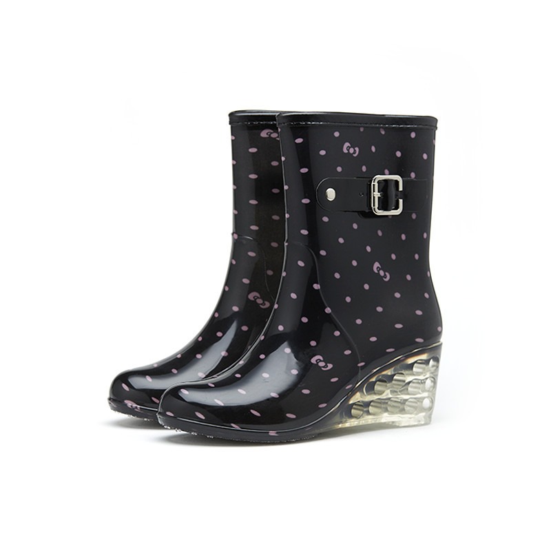 Women's Wellies Fashion Buckle – Women'S Fashion Gumboots recenzja i cena