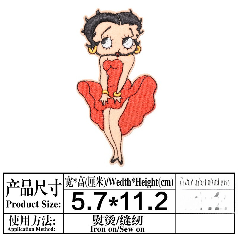 Betty Boop Patch High Color Va – Women And Men Fashion recenzja i cena