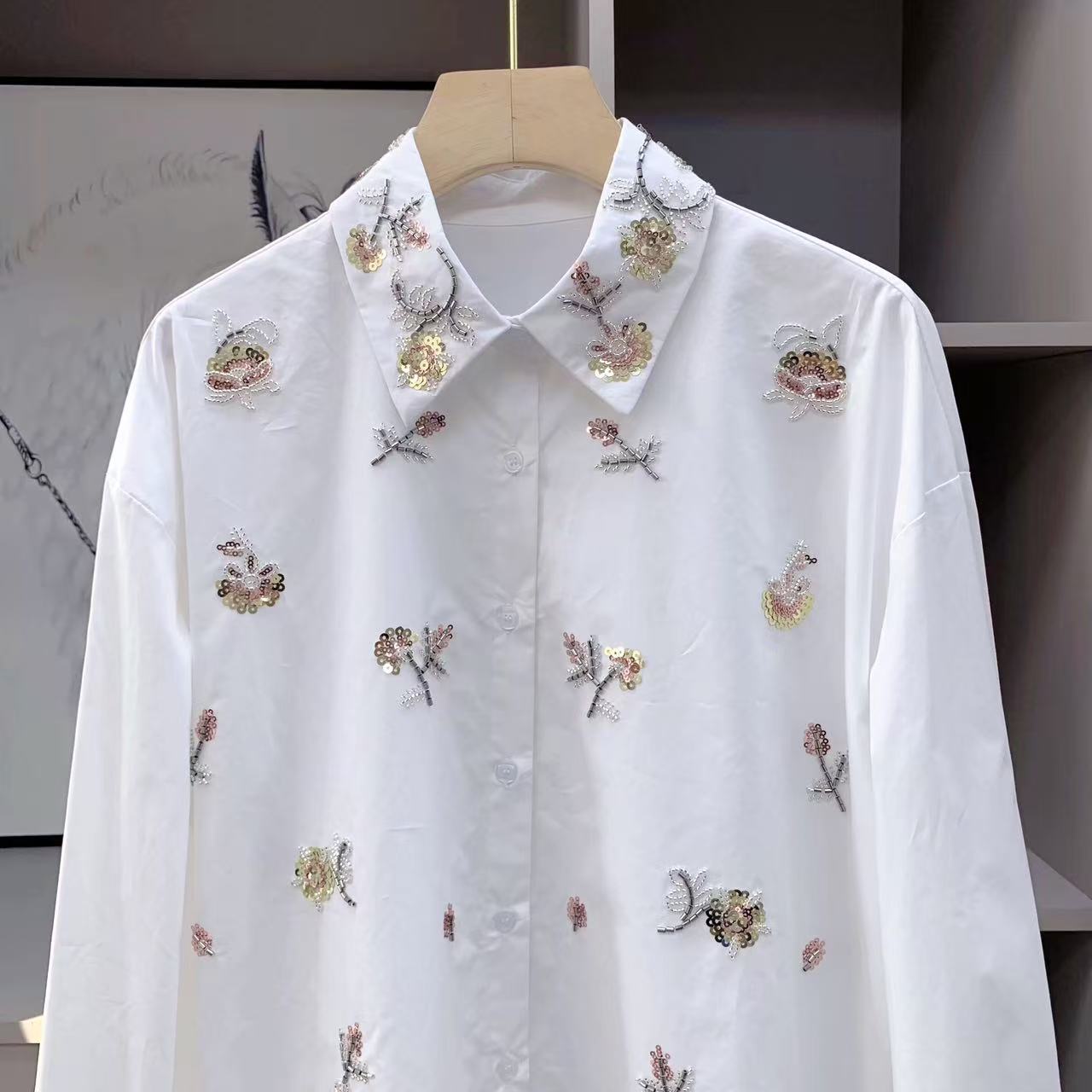 Luxury Sequins Pearls Embroide – Women'S Fashion Trends 2026 Spring Summer recenzja i cena