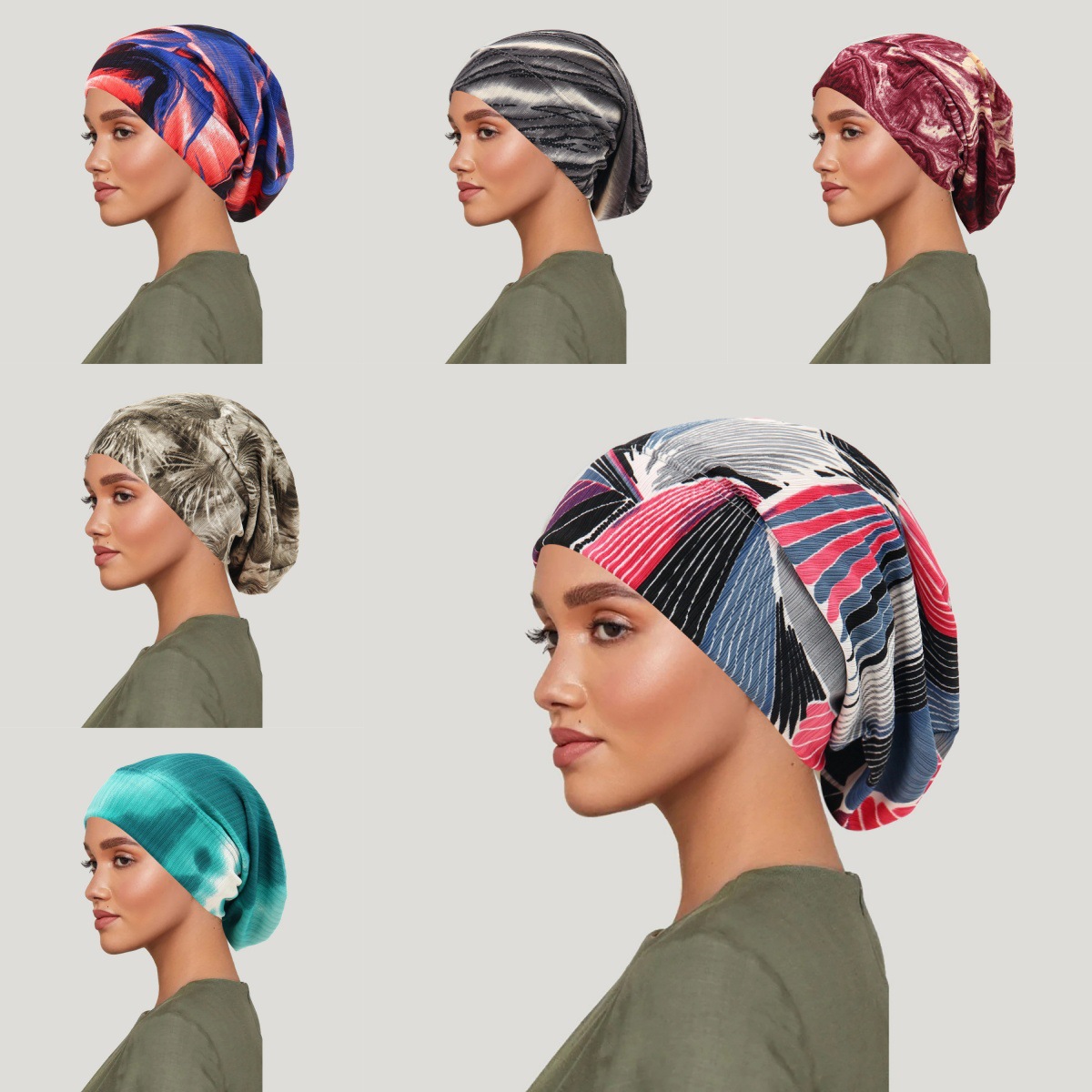 2026 New Tie-dye Hair Cover Ca – Women Fashion Hats recenzja i cena