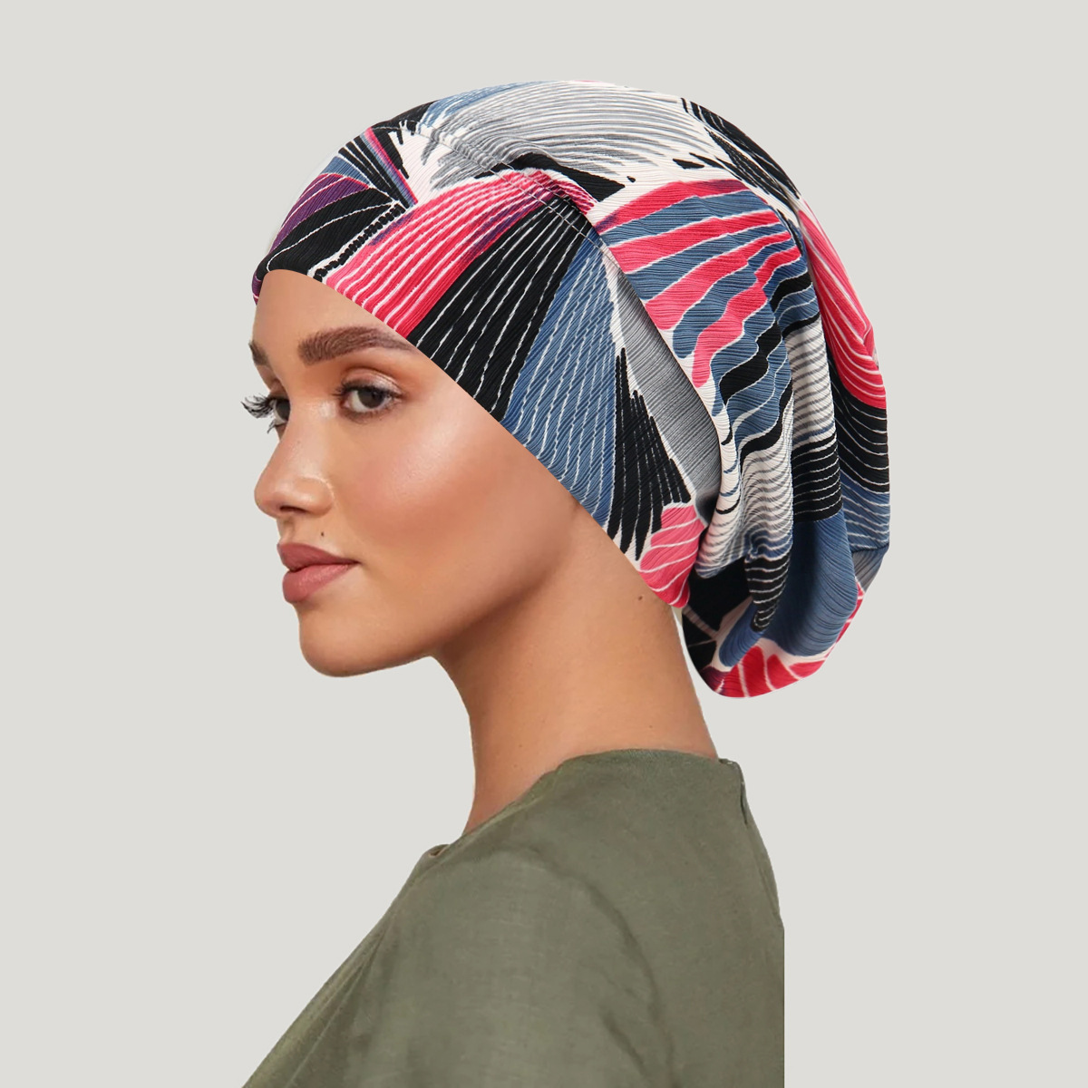 2026 New Tie-dye Hair Cover Ca – Women Fashion Hats recenzja i cena