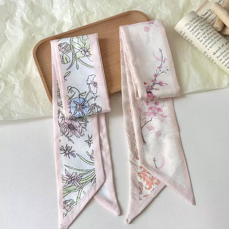 Fashion Women Silk Satin Skinn – Women Fashion Necktie recenzja i cena