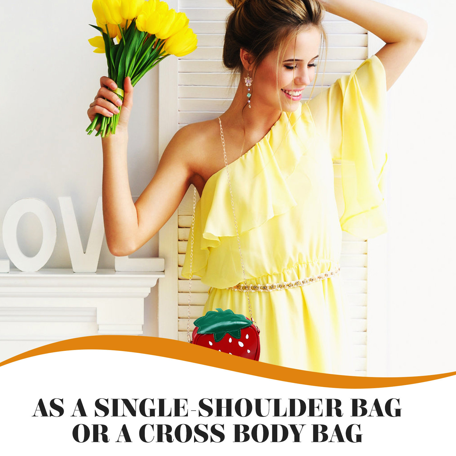 Trendy Fruit Shape Cross Body  – Women Fashion Designers recenzja i cena