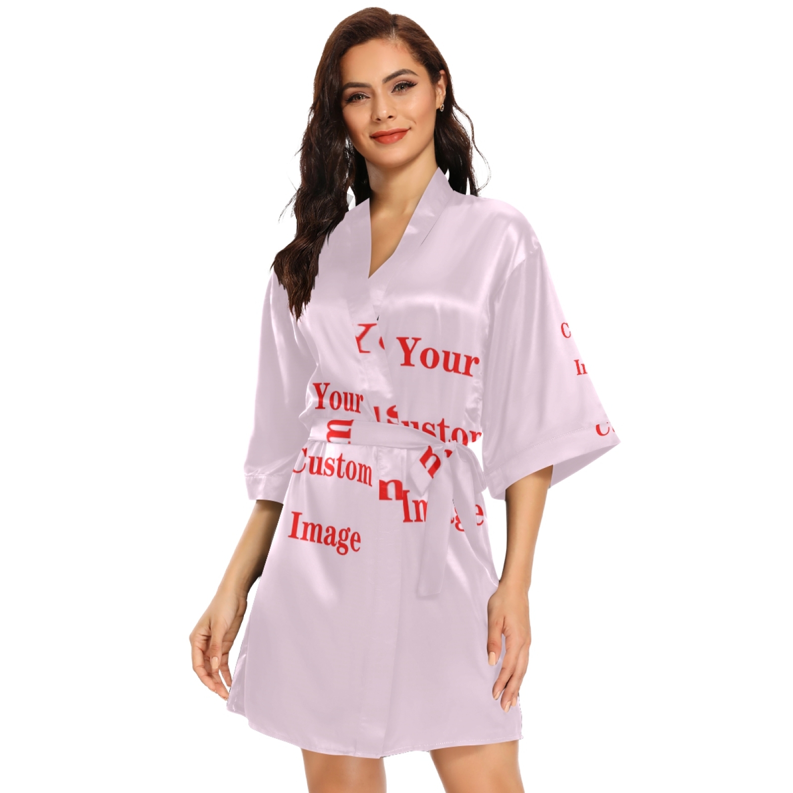 Fashion Satin Robe Long Women  – Women'S Fashion Dresses Images recenzja i cena