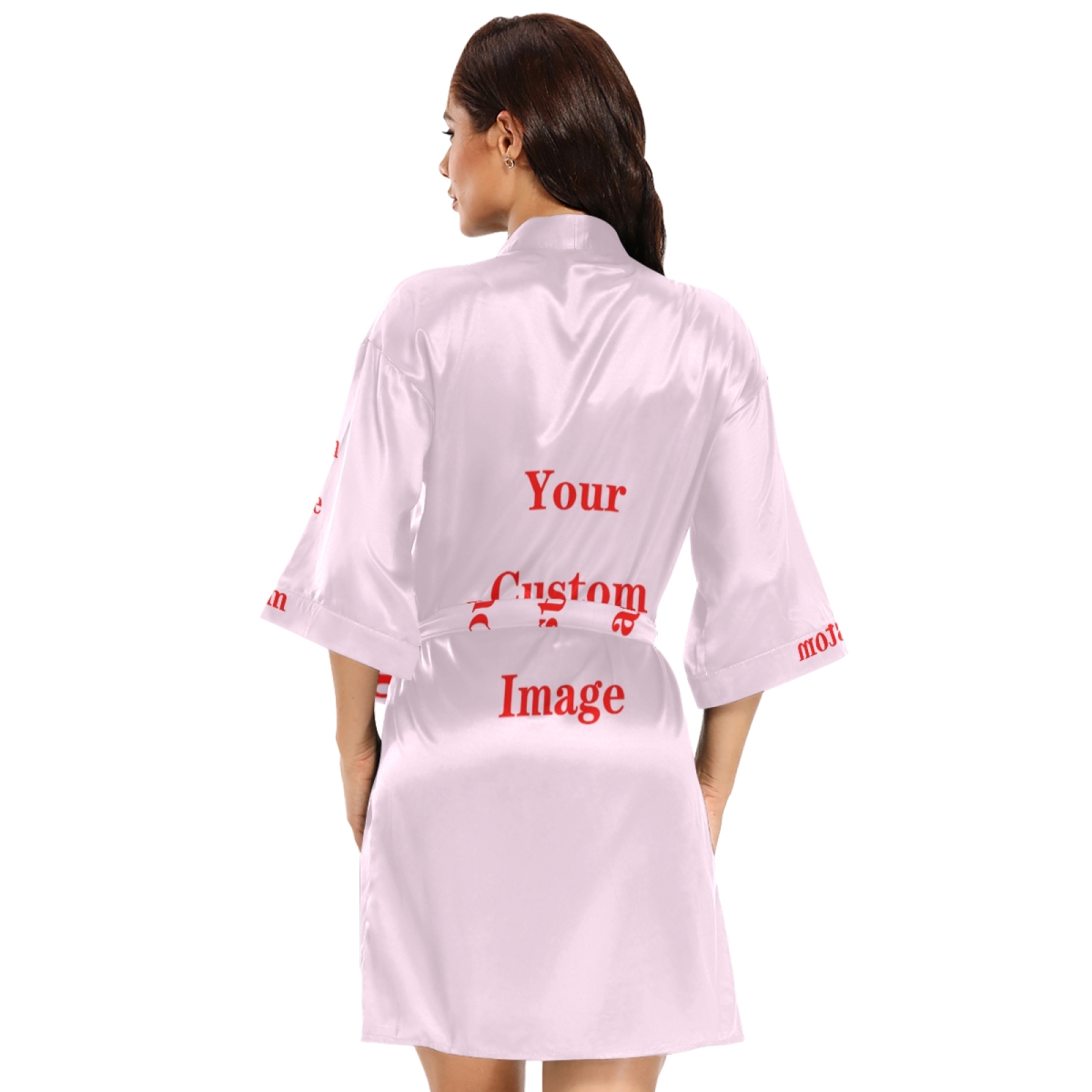 Fashion Satin Robe Long Women  – Women'S Fashion Dresses Images recenzja i cena