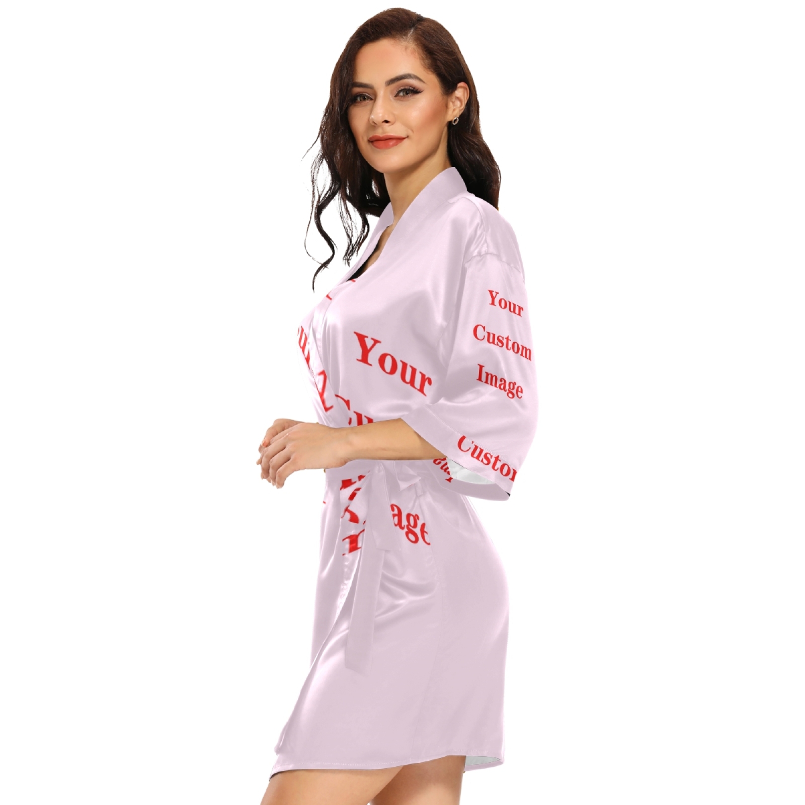 Fashion Satin Robe Long Women  – Women'S Fashion Dresses Images recenzja i cena