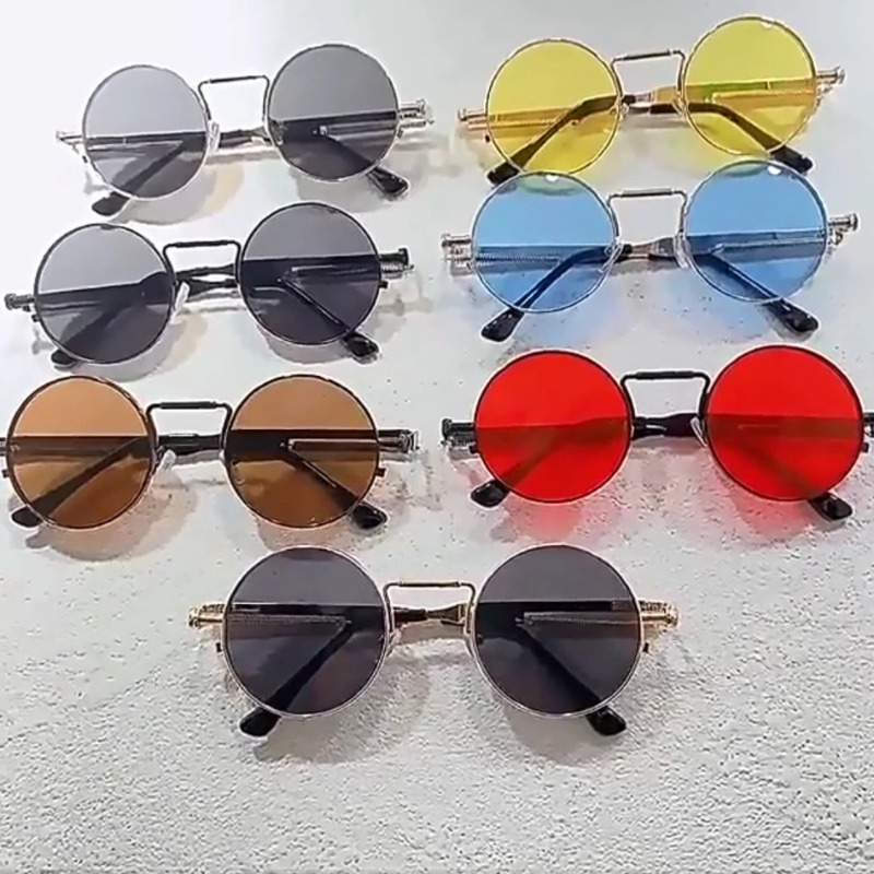 Vintage Metal Frame Round Sung – Women'S Fashion Eyewear recenzja i cena