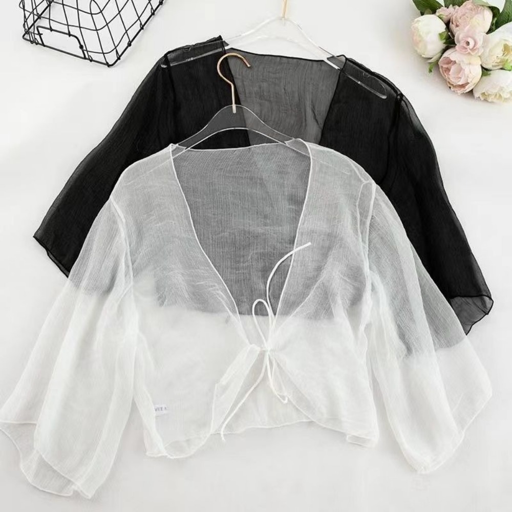 Summer Crinkle Women Cardigan  – Women'S Fashion Knitwear recenzja i cena