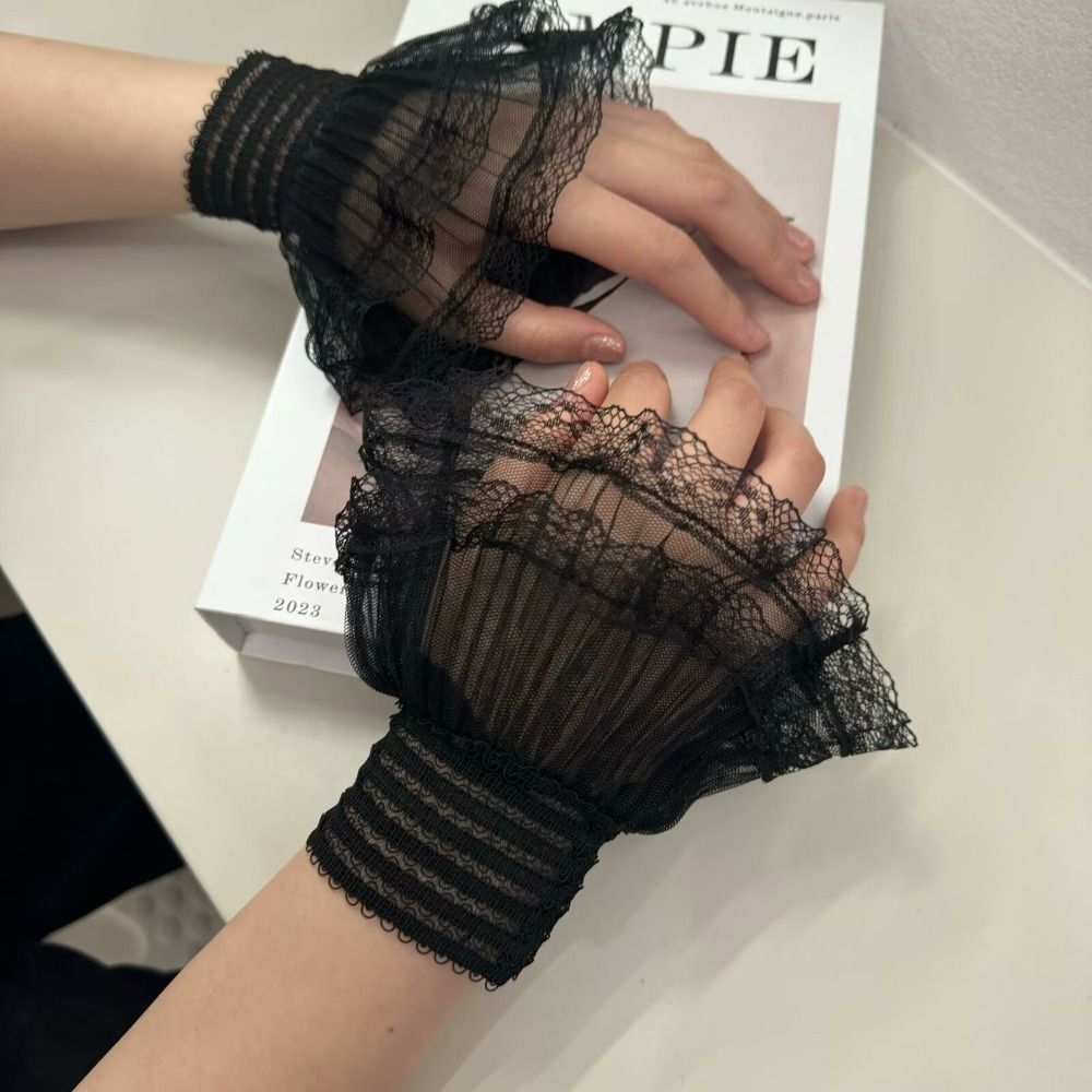 Multilayer Ruffle Lace False S – Women'S Fashion Knitwear recenzja i cena