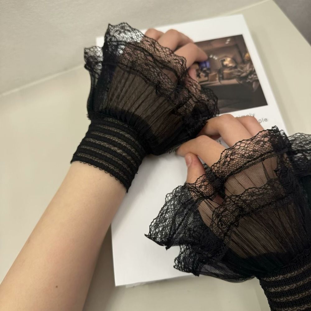 Multilayer Ruffle Lace False S – Women'S Fashion Knitwear recenzja i cena