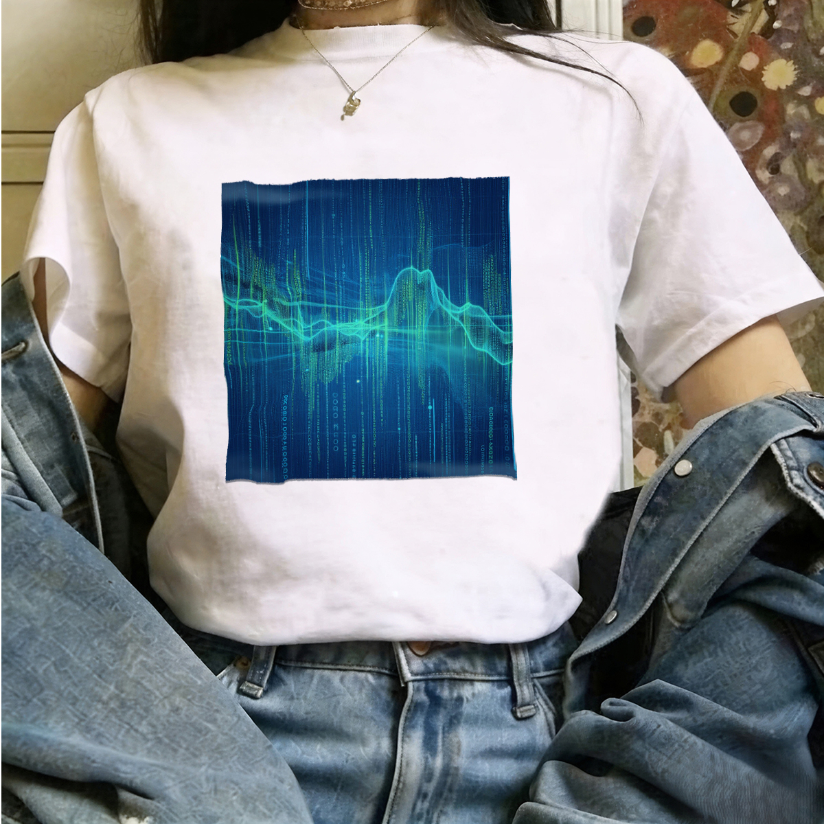 T Shirts Vintage Oversized Hoo – Women Fashion History recenzja i cena