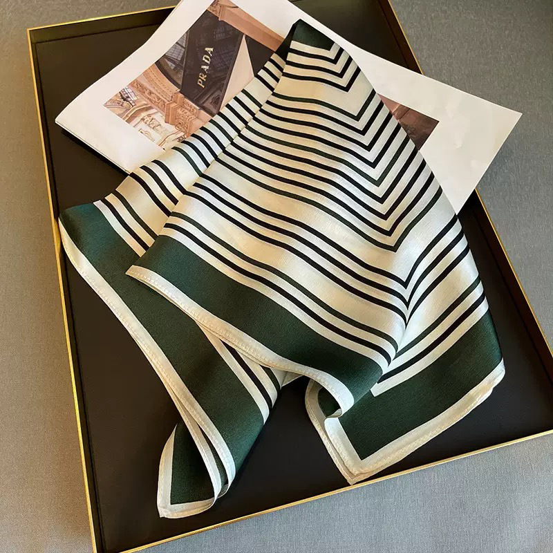 Luxury Vintage Silk Scarf Wome – Women Fashion Necktie recenzja i cena