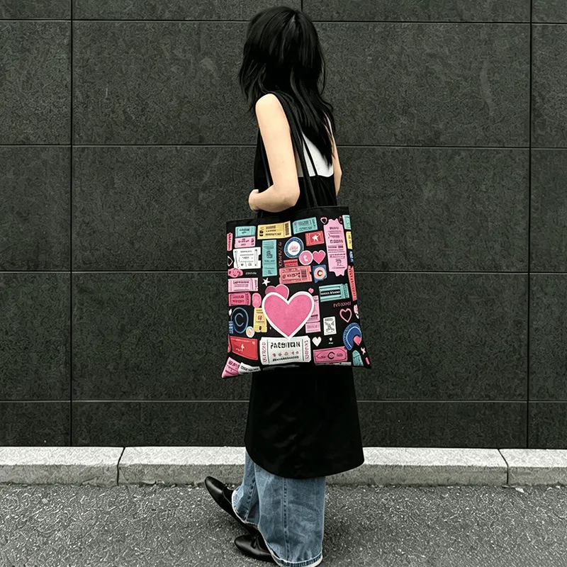 2026 Korean Ins Wind Tote Bag  – Canvas Tote Bag recenzja i cena