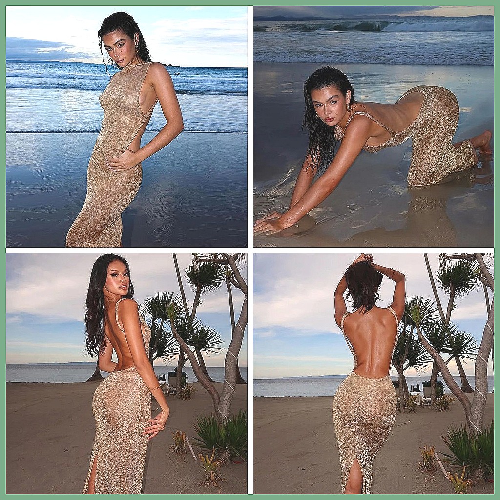 Shiny Backless Long Dress for  – Bodycon Dress Women recenzja i cena