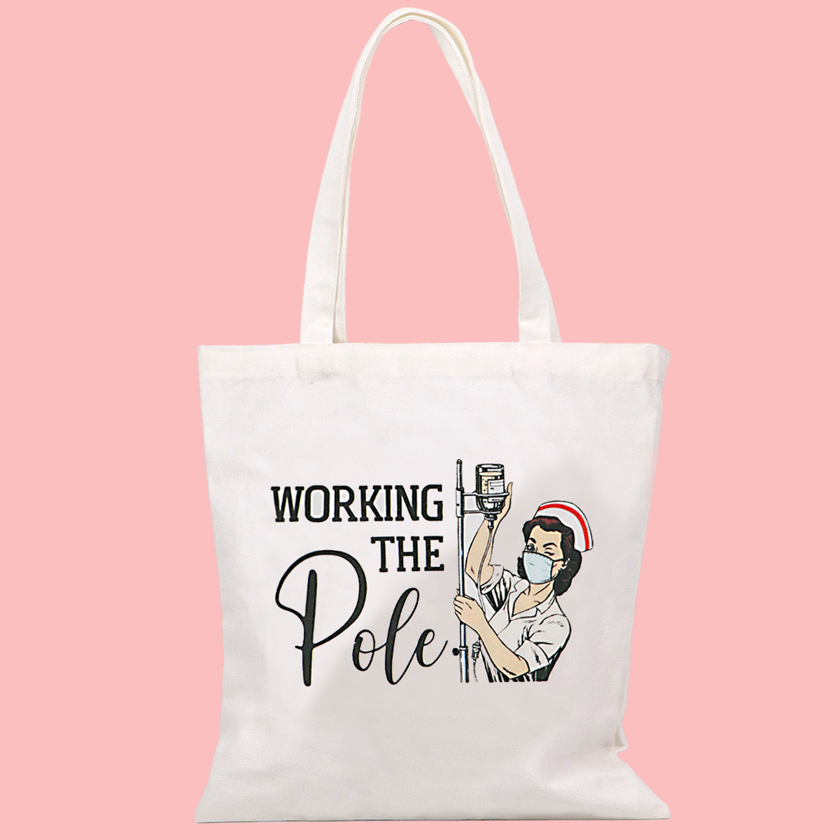 Nurse Canvas Tote Bag Women's  – Canvas Tote Bag recenzja i cena