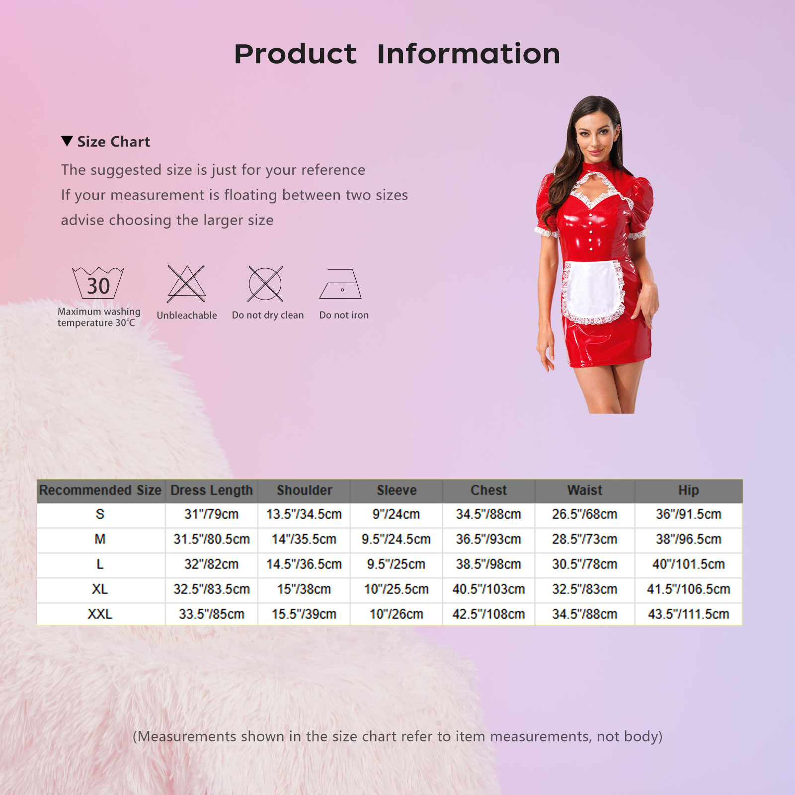 Womens French Maid Cosplay Cos – Bodycon Dress Women recenzja i cena
