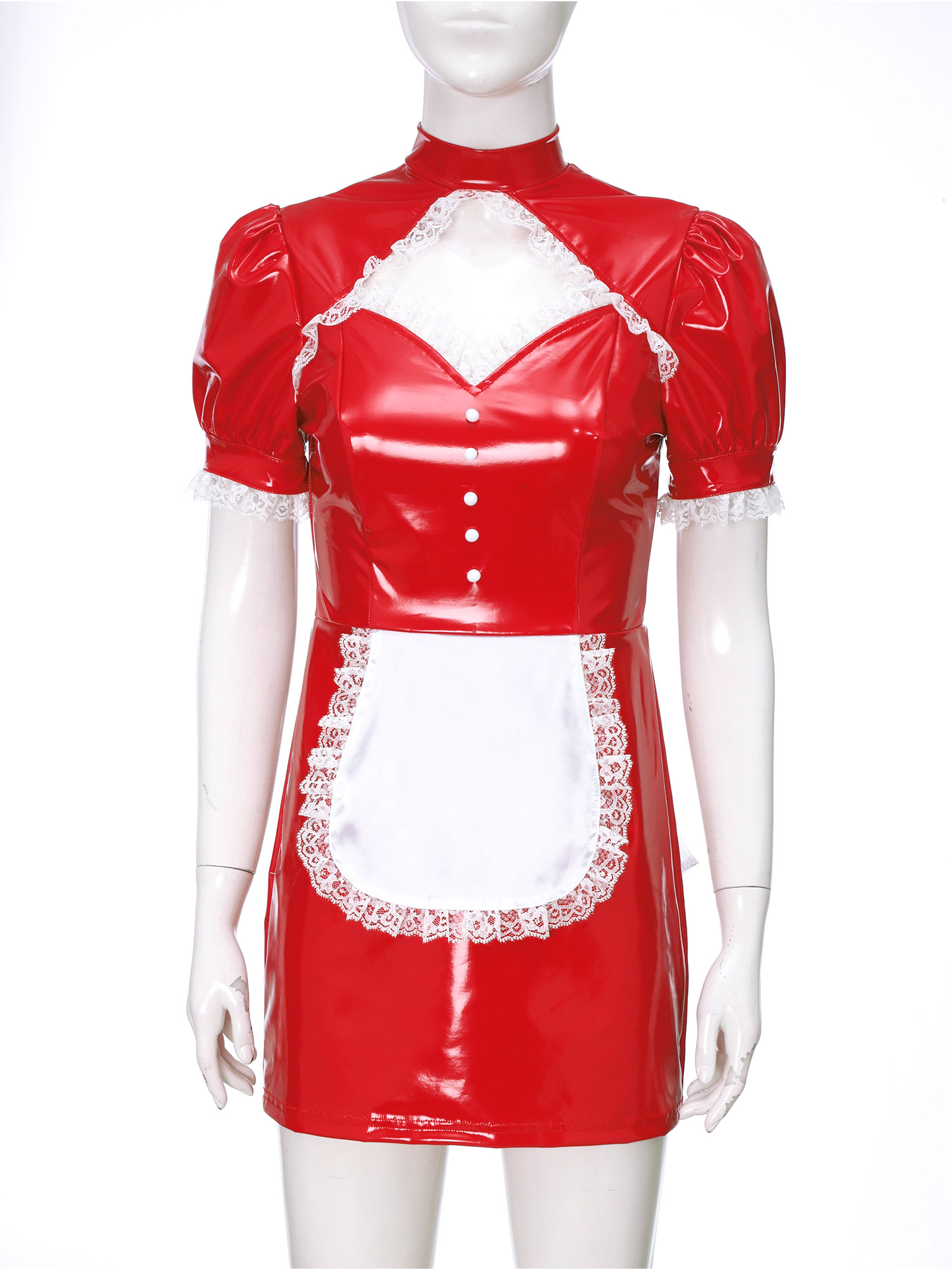 Womens French Maid Cosplay Cos – Bodycon Dress Women recenzja i cena