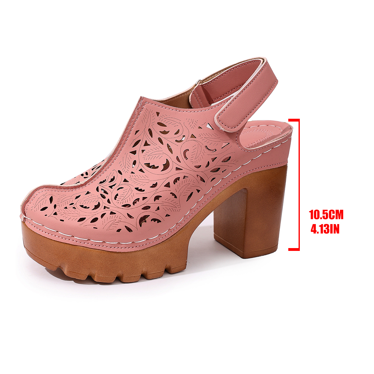 Large Size Women's Thick Heel  – Women Fashion Hats recenzja i cena