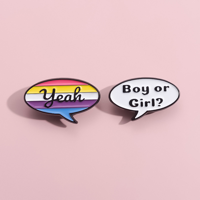 Cartoon Letter Metal Brooch Ra – Women Fashion History recenzja i cena