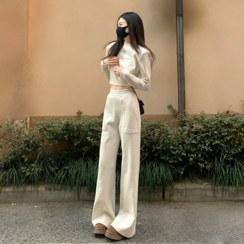 Spring Fashion Casual Wide Leg – Women'S Young Fashion recenzja i cena