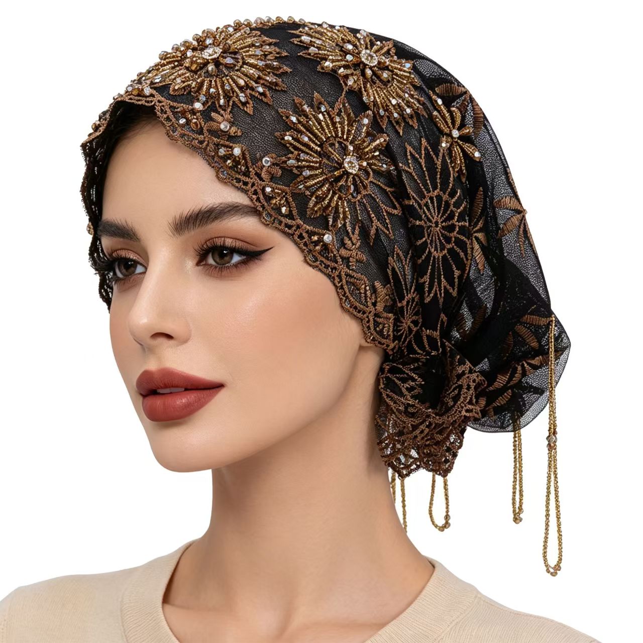 Women's Hijab Hats Muslim Eleg – Women Fashion Hats recenzja i cena