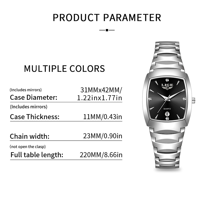 LIGE Watch women Business Luxu – Women'S Fashion Business Casual recenzja i cena