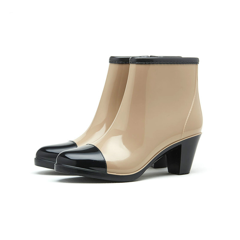 Side Zipper Fashion Rain Boots – Women'S Fashion Gumboots recenzja i cena