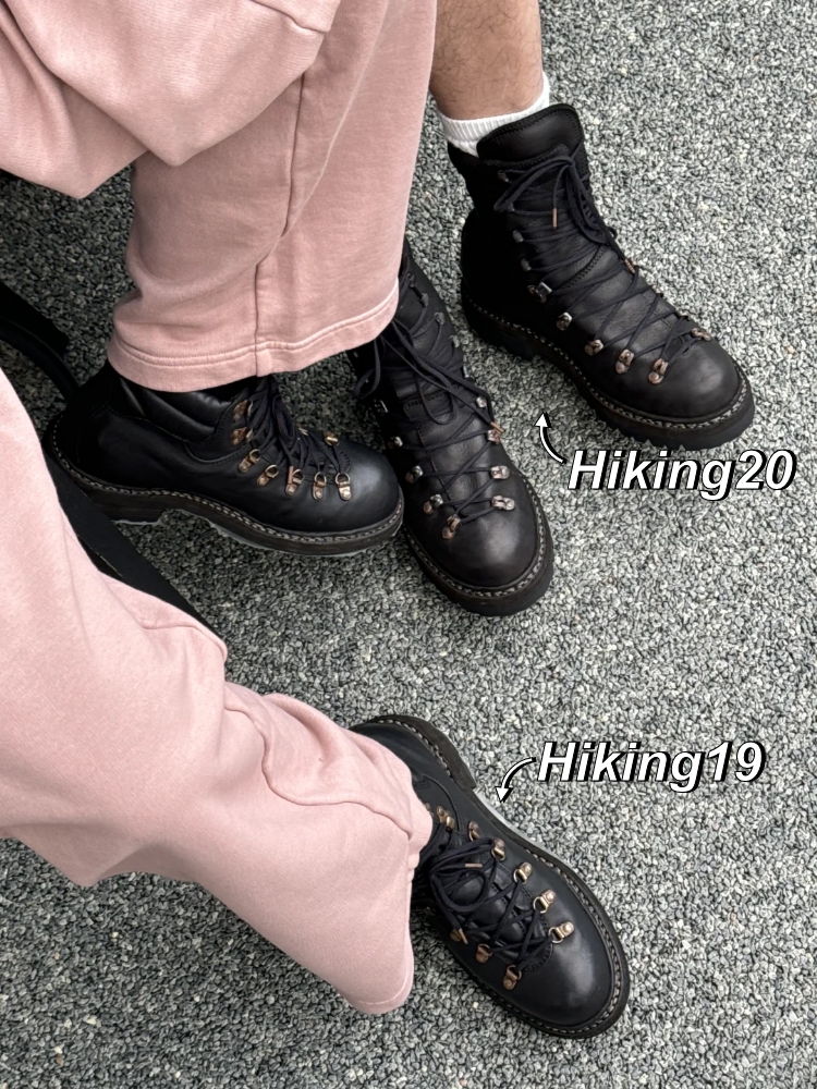 Unisex Black Leather Lace Up H – Women'S Fashion Hiking Boots recenzja i cena