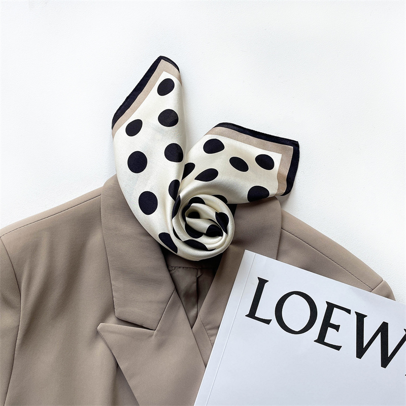 2024 New Pure Silk Scarf Small – Women Fashion Necktie recenzja i cena