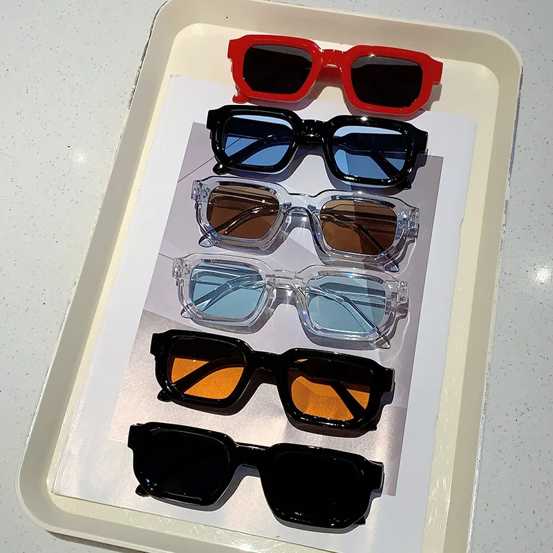 Vintage Rectangle Frame Sungla – Women'S Fashion Eyewear recenzja i cena