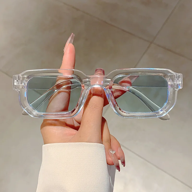 Vintage Rectangle Frame Sungla – Women'S Fashion Eyewear recenzja i cena