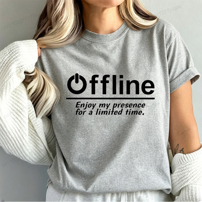 Offline Gamer Shirt Funny Game – Women Fashion Video recenzja i cena