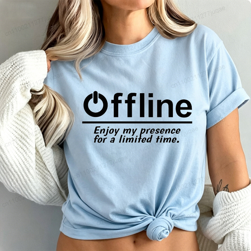 Offline Gamer Shirt Funny Game – Women Fashion Video recenzja i cena