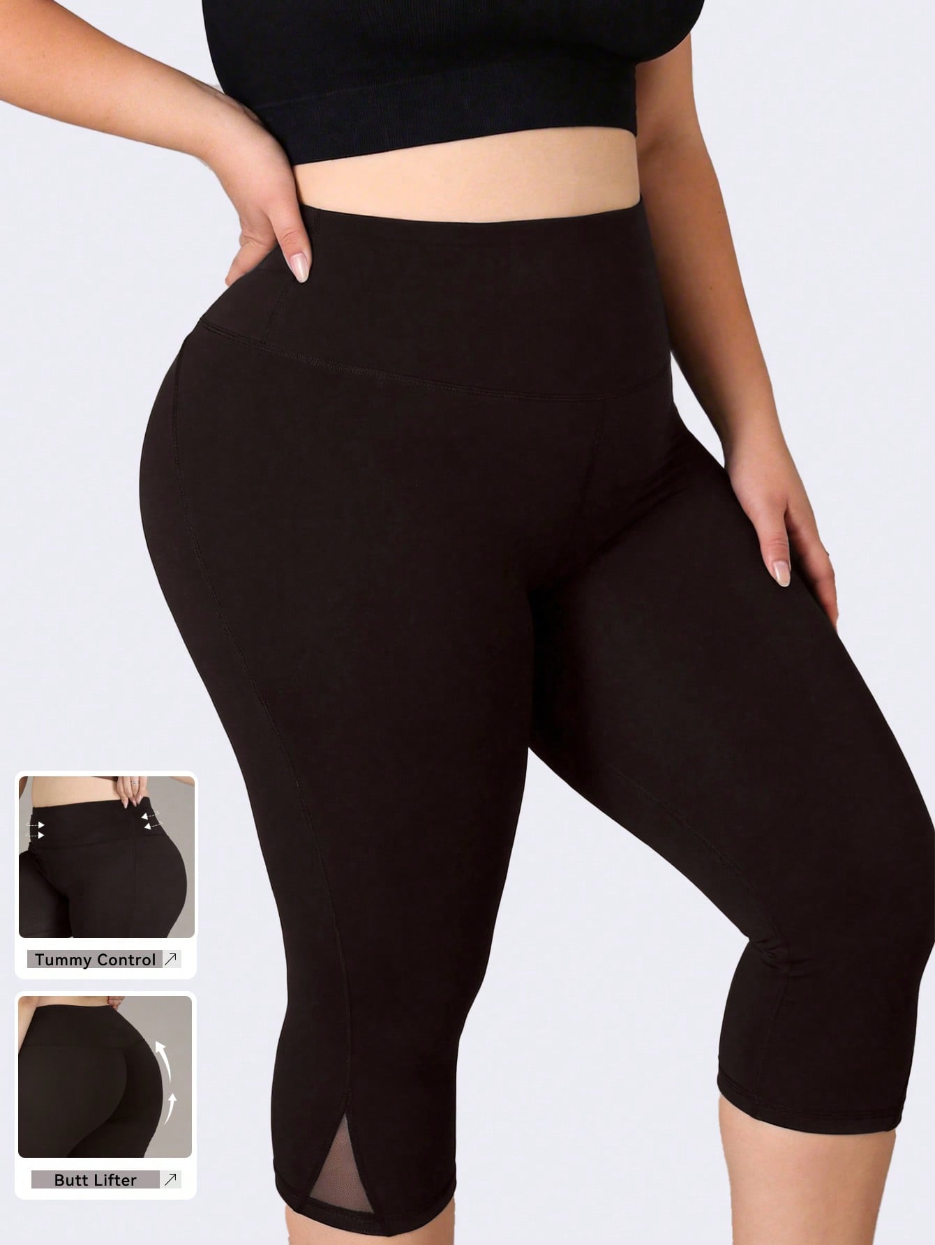 Plus Size Gym Leggings Women M – High Waist Leggings recenzja i cena