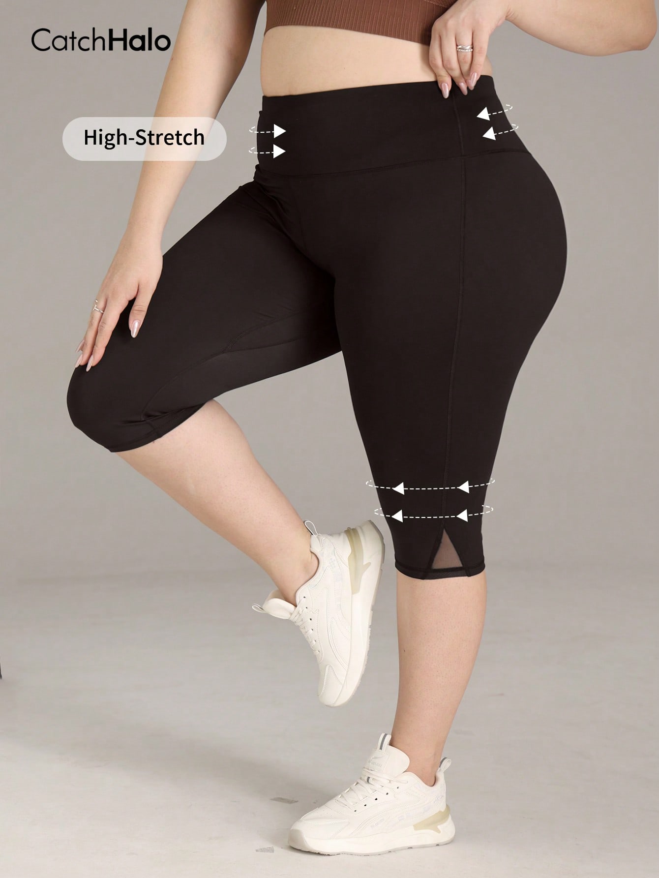 Plus Size Gym Leggings Women M – High Waist Leggings recenzja i cena