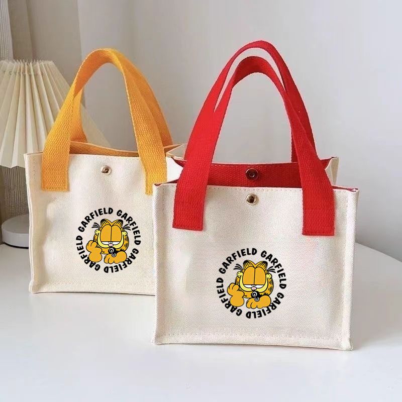 Garfield anime cartoon cute st – Canvas Tote Bag recenzja i cena