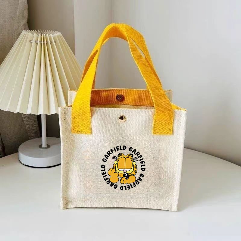 Garfield anime cartoon cute st – Canvas Tote Bag recenzja i cena