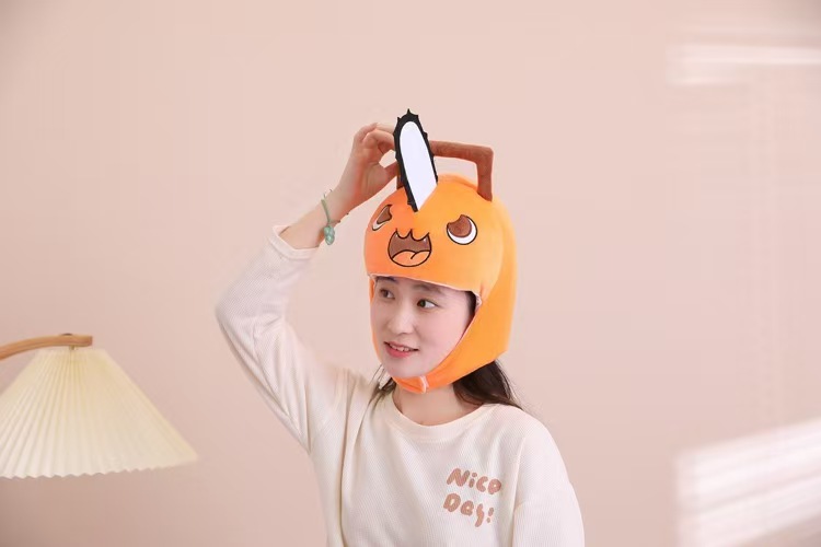 Anime Chainsaw Man Pochita Cos – Women Fashion Hats recenzja i cena