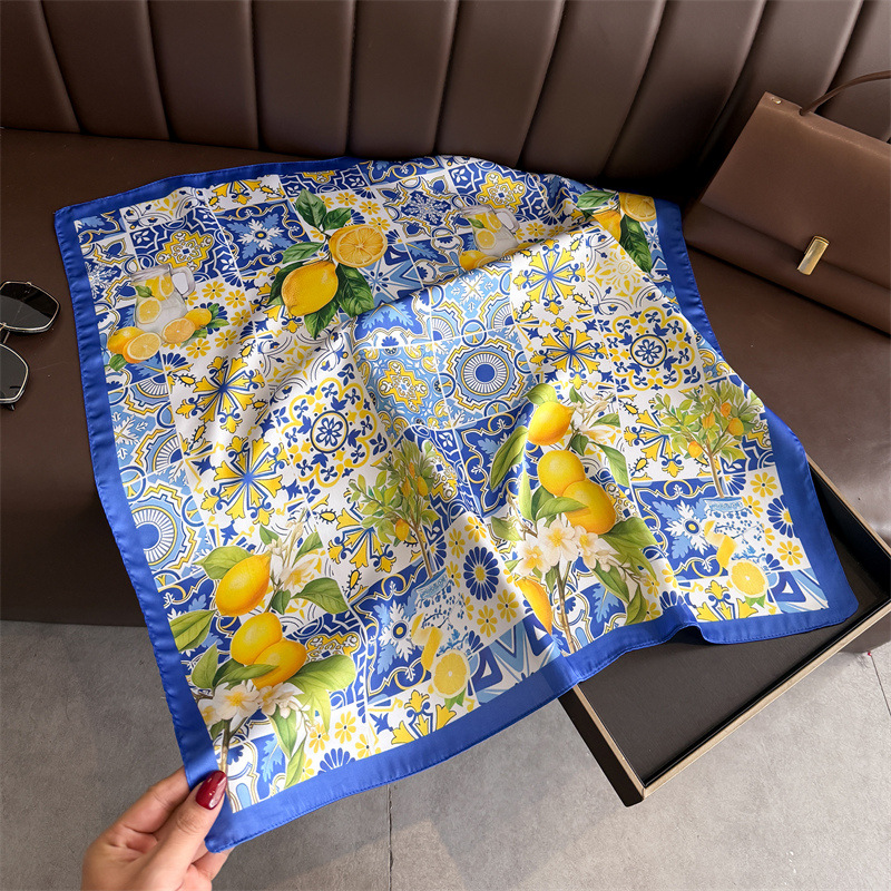 2026 New Fruit Print Silk Squa – Women Fashion Necktie recenzja i cena