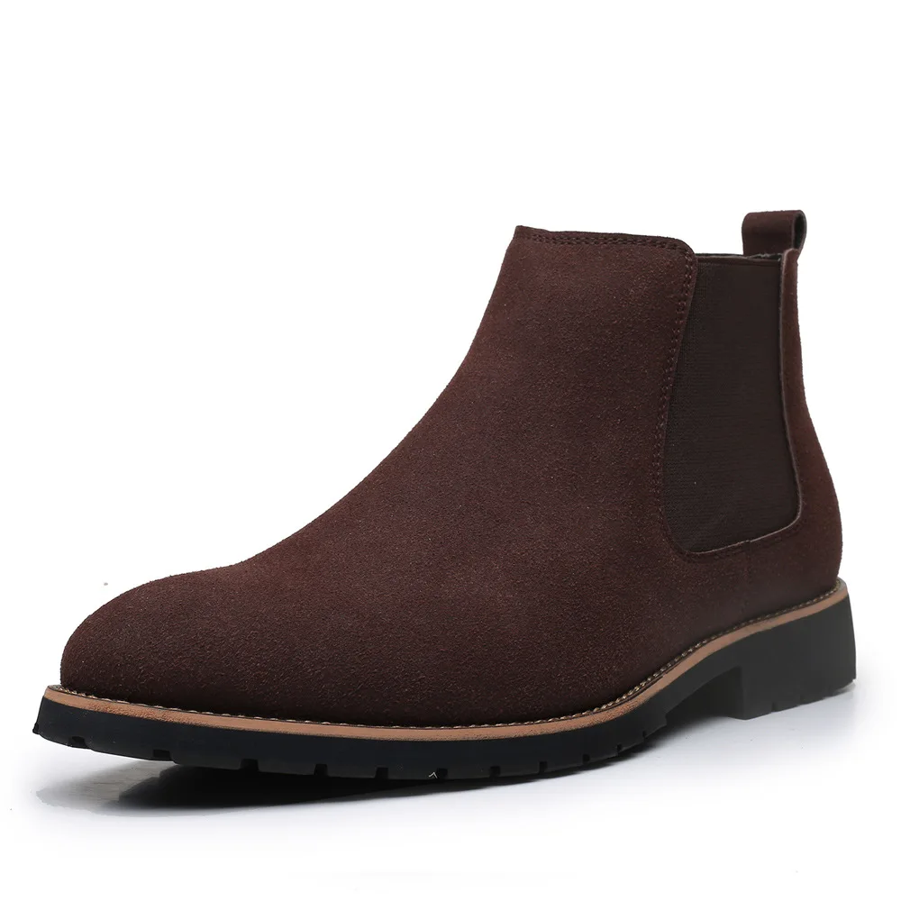 Men Ankle Boots British Style  – Women'S Fashion Business Casual recenzja i cena